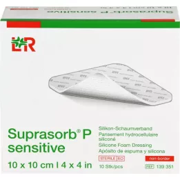 SUPRASORB P sensitive PU-Schaumv.non-bor.10x10cm, 10 τεμ