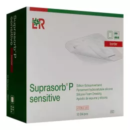 SUPRASORB P sensitive PU-Περίγραμμα αφρού 15x20cm, 10 τμχ
