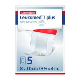 Leukomed® T plus ευαίσθητο δέρμα 8x10 cm, 5 τεμ