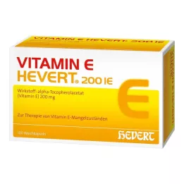VITAMIN E HEVERT 200 IU μαλακές κάψουλες, 100 τεμ
