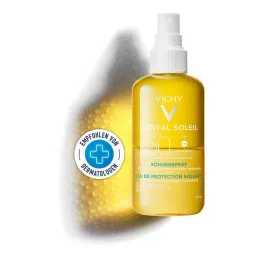 Vichy Capital Soleil αντηλιακό σπρέι + υαλουρονικό οξύ LSF 50, 200 ml