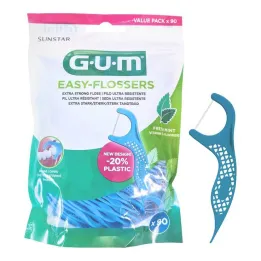 GUM Οδοντικό νήμα Easy-Flossers συμπ. θήκη, 90 τεμάχια