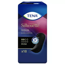 TENA SILHOUETTE Πάτοι mini noir, 18 τεμάχια