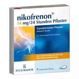 NIKOFRENON 14 mg/24 ώρες διαδερμικό έμπλαστρο, 7 τεμ