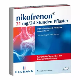 NIKOFRENON 21 mg/24 ώρες διαδερμικό έμπλαστρο, 7 τεμ