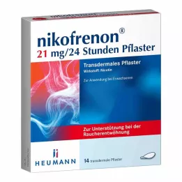 NIKOFRENON 21 mg/24 ώρες διαδερμικό έμπλαστρο, 14 τεμ