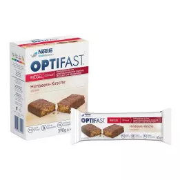 OPTIFAST Μπάρα Raspberry-Cherry, 6X65 γρ