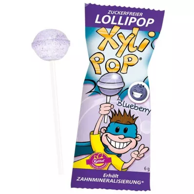 MIRADENT XyliPOP Lolli Dental Care Lolli Blueberry 1X6 g, 1X6 g MIRADENT XyliPOP Lolli Dental Care Lolli Blueberry 1X6 g, 1X6 g