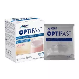 OPTIFAST Ποτό φράουλα σε σκόνη, 8Χ55 γρ