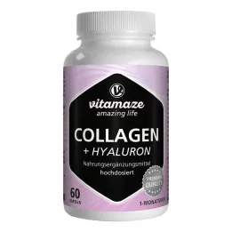 COLLAGEN 300 mg+Hyaluron 100 mg κάψουλες υψηλής δόσης, 60 τεμ
