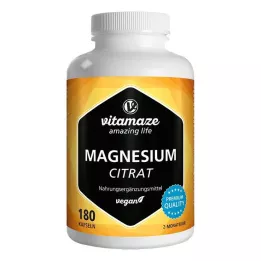 MAGNESIUMCITRAT 360 mg vegan κάψουλες, 180 τεμ