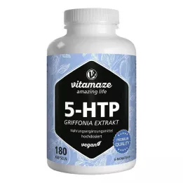 5-HTP 200 mg εκχύλισμα Griffonia υψηλής δόσης κάψουλες vegan, 180 τεμ