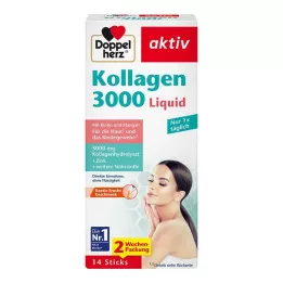 DOPPELHERZ Collagen 3000 Liquid Sticks, 14 τεμ