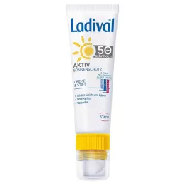 LADIVAL Active Sun Protection Face&amp;Lips LSF 50+, 1 P