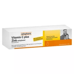 VITAMIN C PLUS αναβράζοντα δισκία Zink-ratiopharm, 20 τεμ