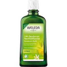 WELEDA Μπουκάλι αναπλήρωσης αποσμητικού Citrus 24 ωρών, 200 ml