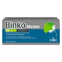 BINKO Memo 80 mg επικαλυμμένα με λεπτό υμένιο δισκία, 30 τεμ