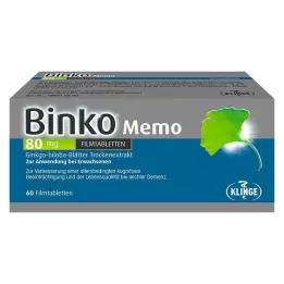 BINKO Memo 80 mg επικαλυμμένα με λεπτό υμένιο δισκία, 60 τεμ