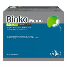BINKO Memo 80 mg επικαλυμμένα με λεπτό υμένιο δισκία, 120 τεμ