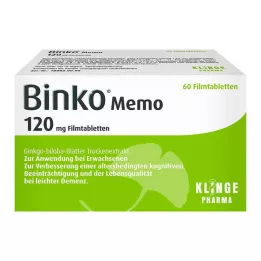BINKO Memo 120 mg επικαλυμμένα με λεπτό υμένιο δισκία, 60 τεμ