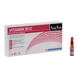 Vitamin B12 Panpharma 1000 μg / ml ενέσιμο διάλυμα, 10X1 ml