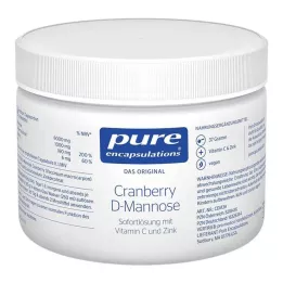 PURE ENCAPSULATIONS Cranberry D-Mannose Powder, 37 γρ