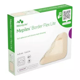 MEPILEX Αφρώδης σάλτσα Border Flex Lite 4x5 cm, 10 τεμ
