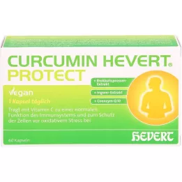 CURCUMIN HEVERT Κάψουλες Protect, 60 τεμ