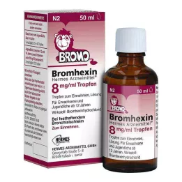 BROMHEXIN Hermes Arzneimittel 8 mg/ml σταγόνες, 50 ml