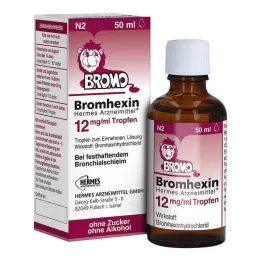 BROMHEXIN Hermes Arzneimittel 12 mg/ml σταγόνες, 50 ml