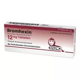 BROMHEXIN Hermes Arzneimittel 12 mg δισκία, 50 τεμ
