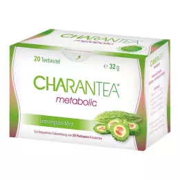 CHARANTEA μεταβολικές σακούλες φίλτρου λεμονιού/μέντας, 20 τεμ