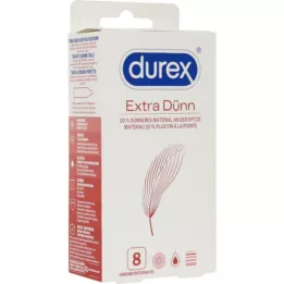 DUREX εξαιρετικά λεπτά προφυλακτικά, 8 τεμάχια
