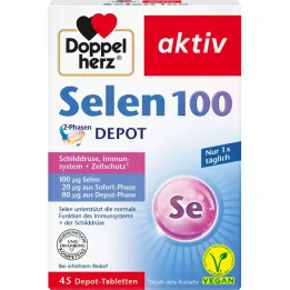 DOPPELHERZ Selenium 100 διφασικές ταμπλέτες αποθήκης, 45 τεμ