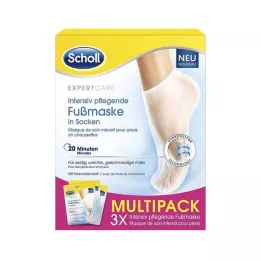 SCHOLL Μάσκα ποδιών εντατικής θρέψης σε κάλτσες, 3Χ2 τεμ