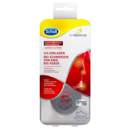 SCHOLL 3/4 πάτοι για πόνο στη φτέρνα και στα γόνατα 37-39,5, 1Χ2 τεμ