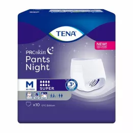 TENA PANTS νυχτερινό παντελόνι μιας χρήσης super M, 10 τεμ