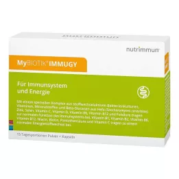 MYBIOTIK IMMUGY Συνδυαστική συσκευασία 15x2 g+30 κάψουλες, 1 τεμ