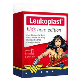 LEUKOPLAST παιδικός γύψος ήρωας Wonder Woman 6 cmx1m, 1 τεμ