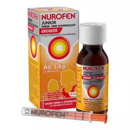 NUROFEN Junior Fever and Pain Syrup Strawberry 40 mg/ml, 150 ml