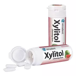 MIRADENT Τσίχλα Xylitol Καρπούζι, 30 τεμ