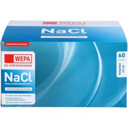 WEPA Εισπνεόμενο διάλυμα NaCl 0,9%, 60X5 ml