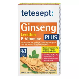 TETESEPT Ginseng 330 plus Lecithin+B-Vitamins Tab., 30 τεμ