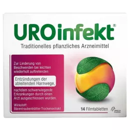 UROINFEKT 864 mg επικαλυμμένα με λεπτό υμένιο δισκία, 14 τεμ