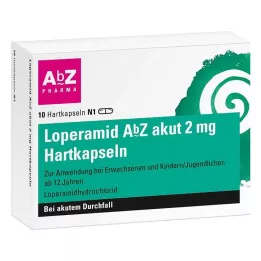 LOPERAMID AbZ akut 2 mg σκληρές κάψουλες, 10 τεμ