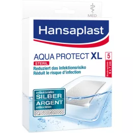 HANSAPLAST Αντιβακτηριδιακό επίδεσμο τραυμάτων Aqua Protect 6x7 cm, 5 τμχ
