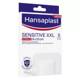 HANSAPLAST Ευαίσθητος επίδεσμος τραυμάτων αποστειρωμένος 8x10 cm, 5 τεμ
