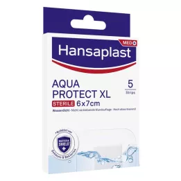 HANSAPLAST Aqua Protect επίδεσμος τραυμάτων αποστειρωμένος 6x7 cm, 5 τεμ