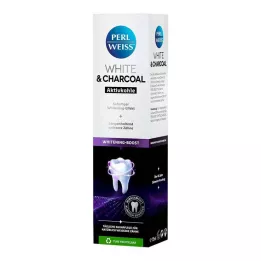 PERLWEISS Λευκή &amp; Οδοντόκρεμα κάρβουνο, 75 ml