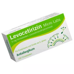 LEVOCETIRIZIN Micro Labs 5 mg επικαλυμμένα με λεπτό υμένιο δισκία, 100 τεμ
